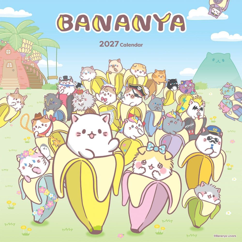 Bananya 2027 Wall Calendar Main Product Image