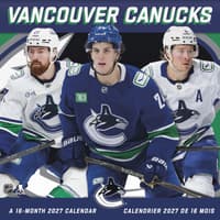 image Vancouver Canucks Bilingual French 2027 Wall Calendar Main Product Image