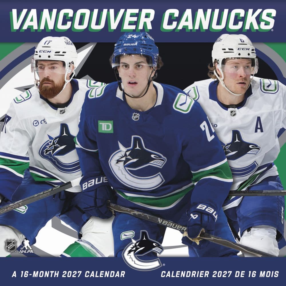 image Vancouver Canucks Bilingual French 2027 Wall Calendar Main Product Image