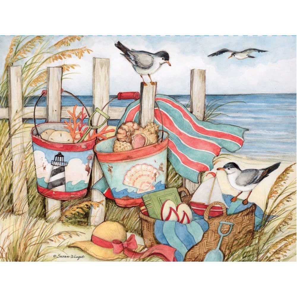 Just Beachy Assorted Boxed Note Cards by Susan Winget Alternate Image 2