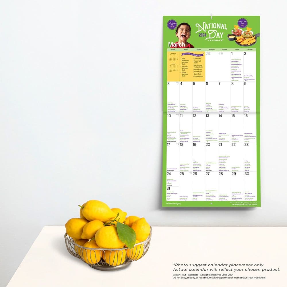 National Day 2025 Wall Calendar