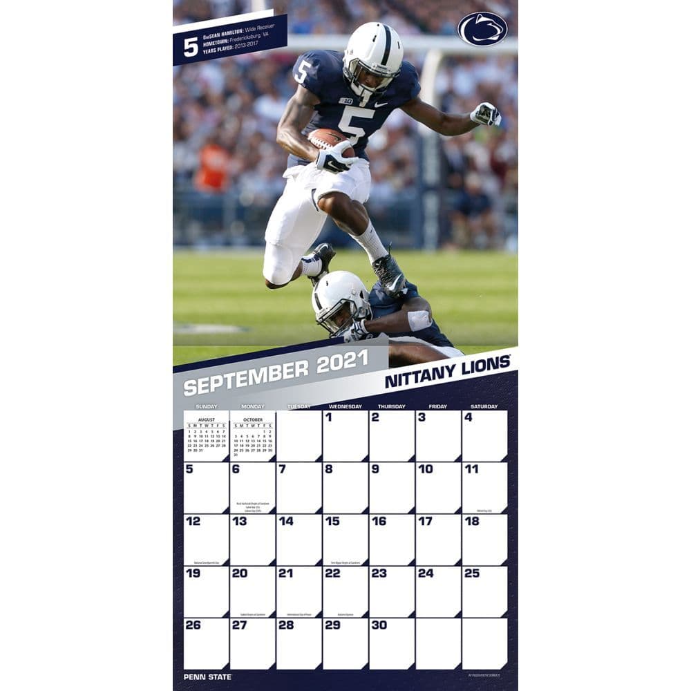 Penn State Nittany Lions 2022 Wall Calendar - Calendars.com