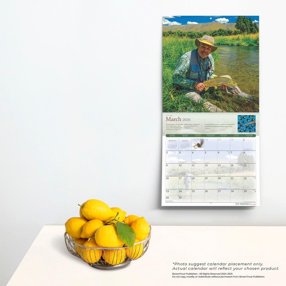 Fly Fishing Dreams 2025 Wall Calendar Fourth Alternate Image