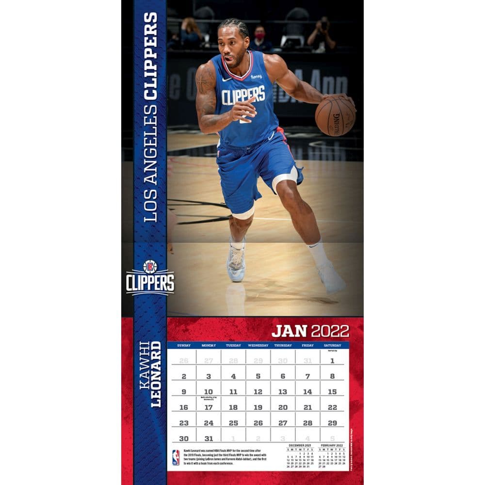 Calendrier Mural 2023 Nba Nba Elite 2022 Mini Wall Calendar - Calendars.com