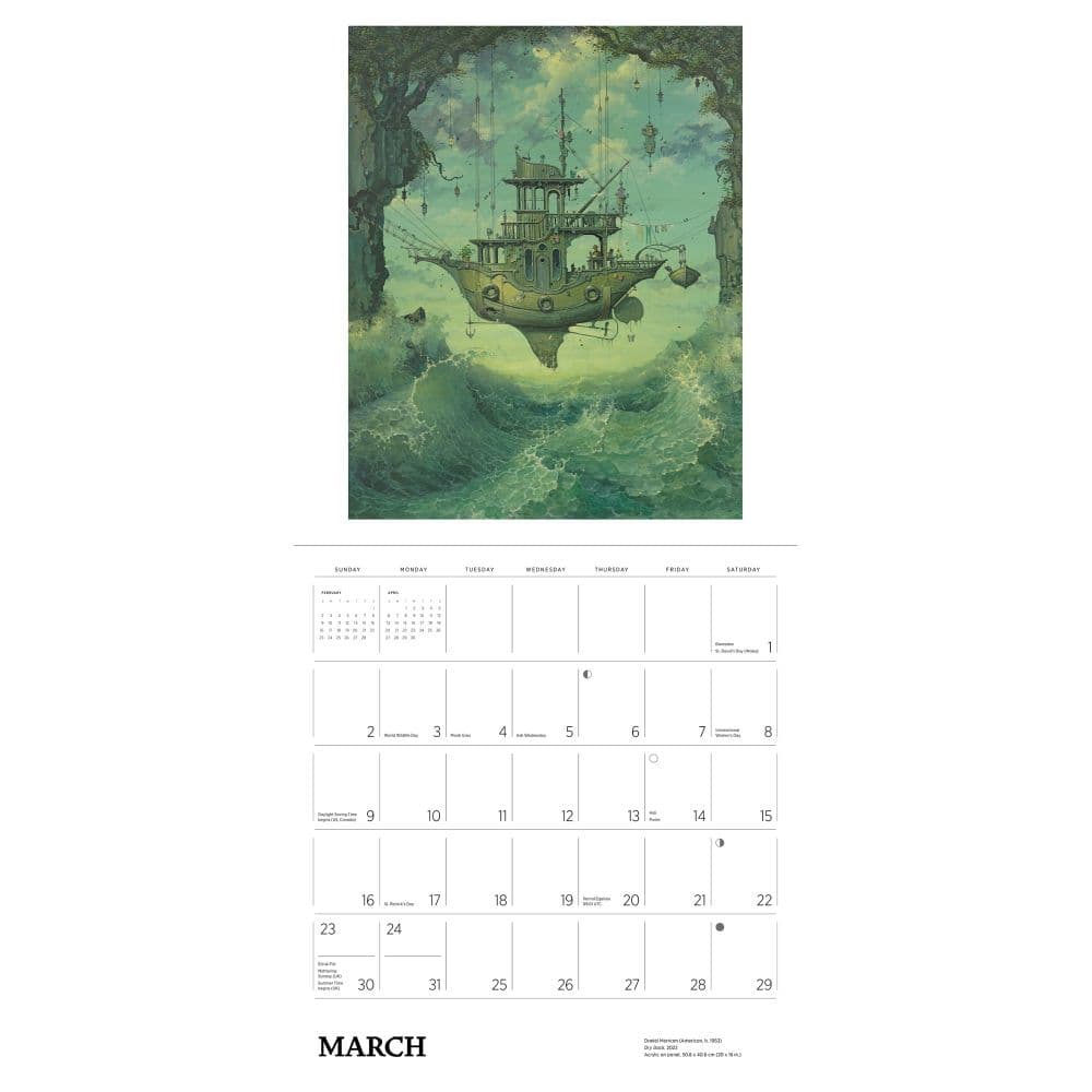 Merriam Art 2025 Wall Calendar Second Alternate Image width="1000" height="1000"