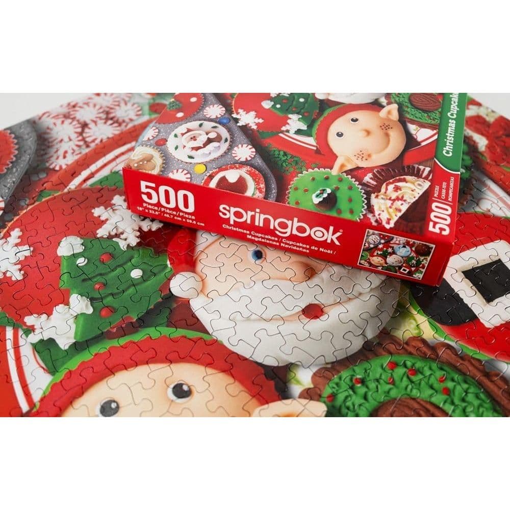 Cupcake Christmas 500 Piece Puzzle Third Alternate Image
