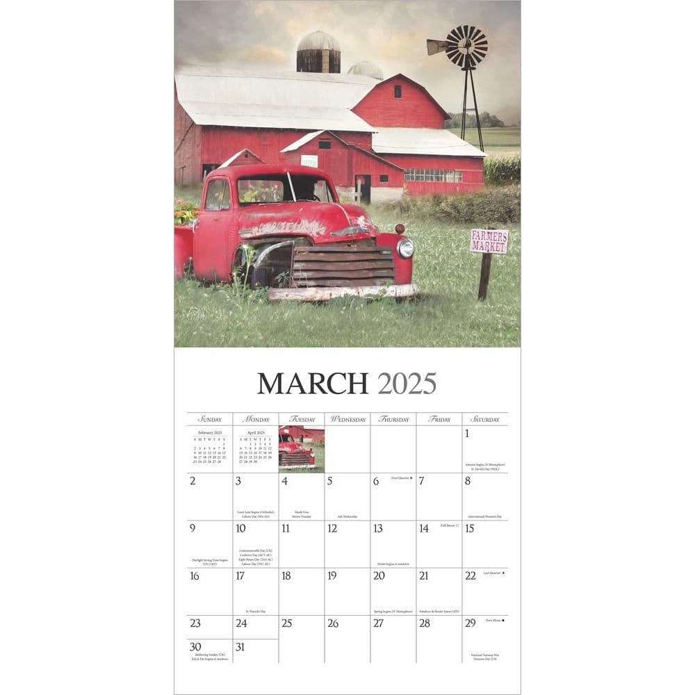 Beckoning Barns 2025 Wall Calendar Second Alternate Image width=&quot;1000&quot; height=&quot;1000&quot;