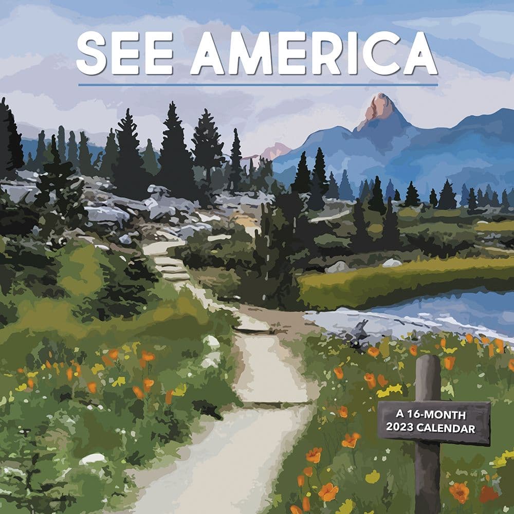 ACCO Brands See America 2023 Wall Calendar
