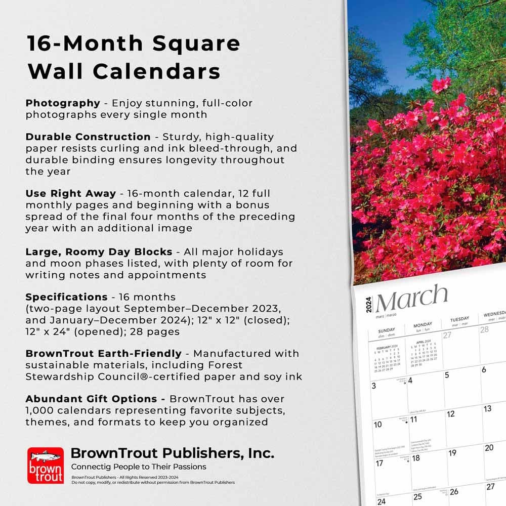 Mississippi Wild and Scenic 2024 Wall Calendar