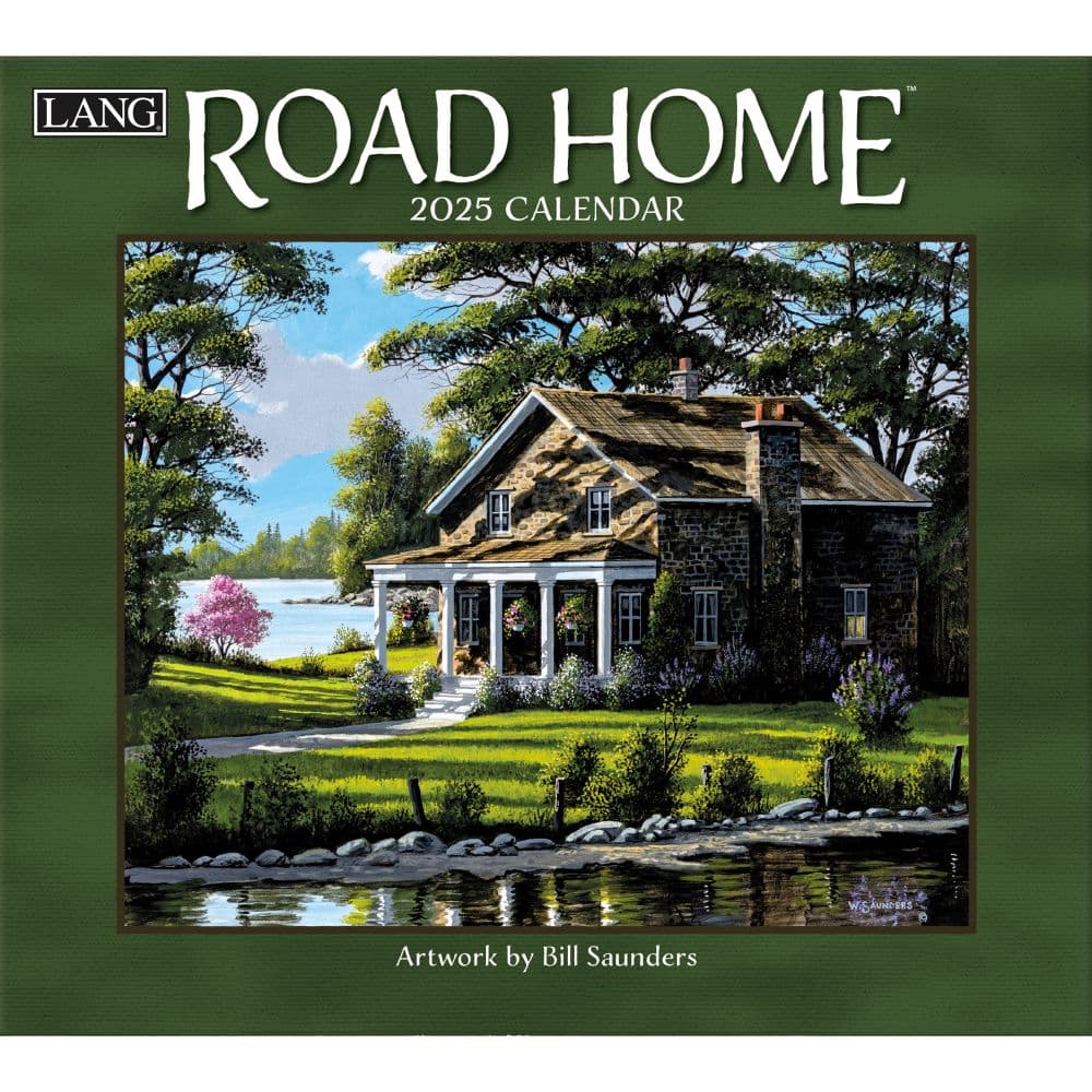 Road Home by Bill Saunders 2025 Wall Calendar