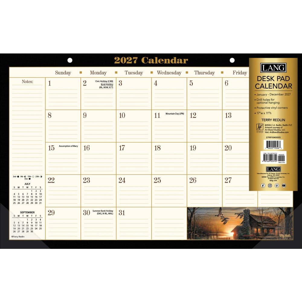 Terry Redlin 2027 Desk Pad Main Product Image