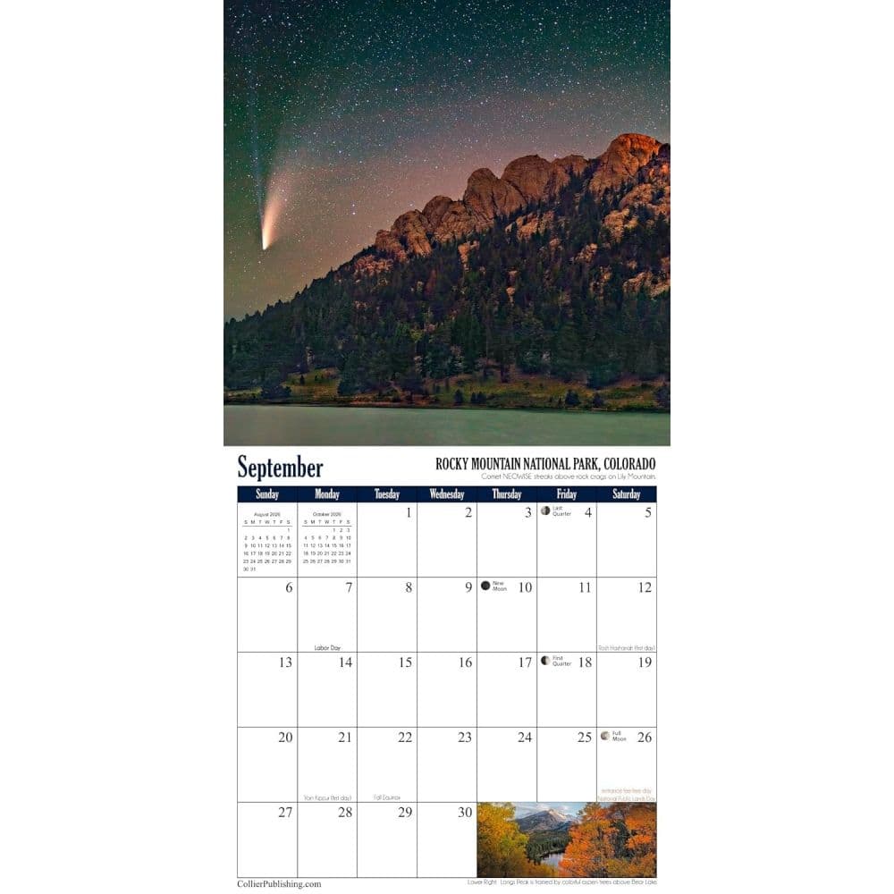 National Parks 2026 Wall Calendar Fifth Alternate Image