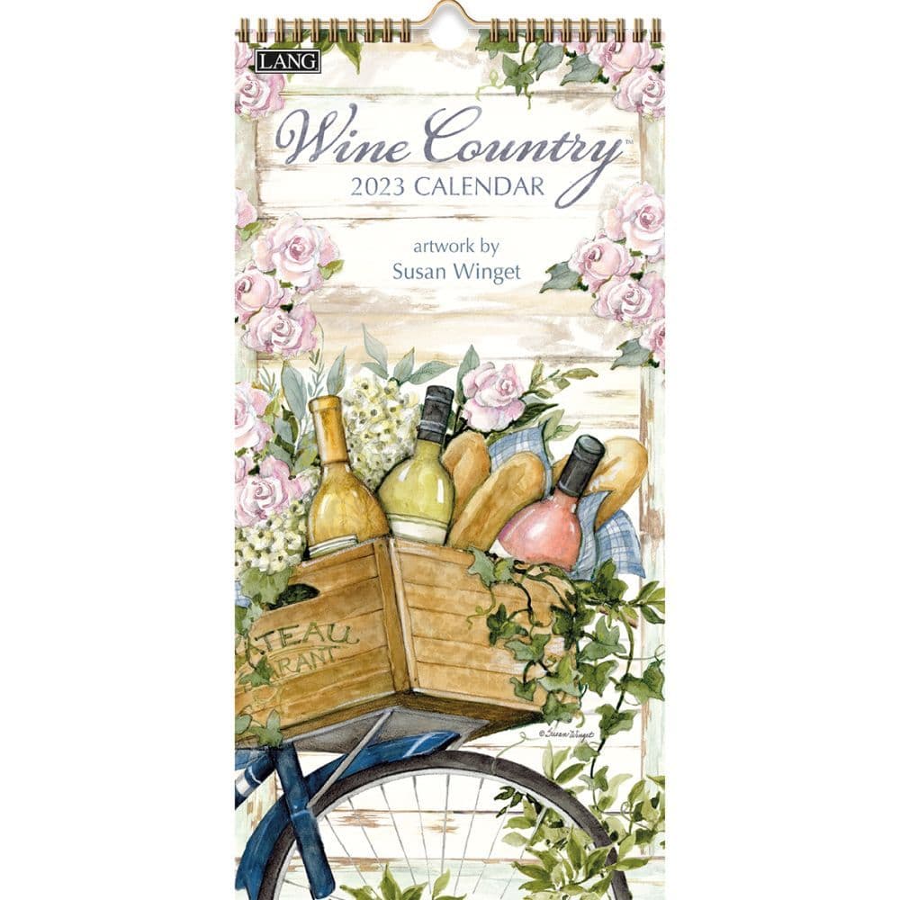 Wine Country Verical 2023 Wall Calendar