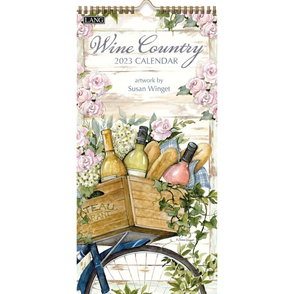 Wine Country 2023 Vertical Wall Calendar - Calendars.com
