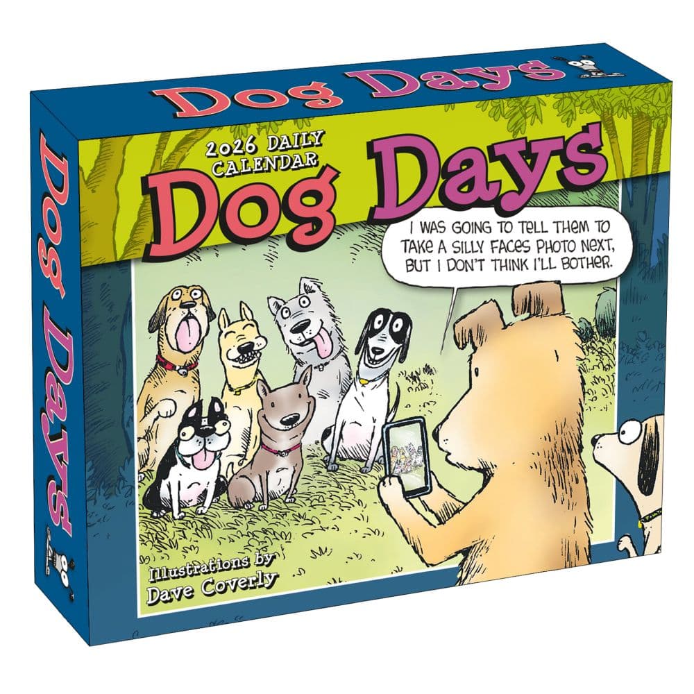 Dog Days by Dave Coverly 2026 Desk Calendar Main Product Image