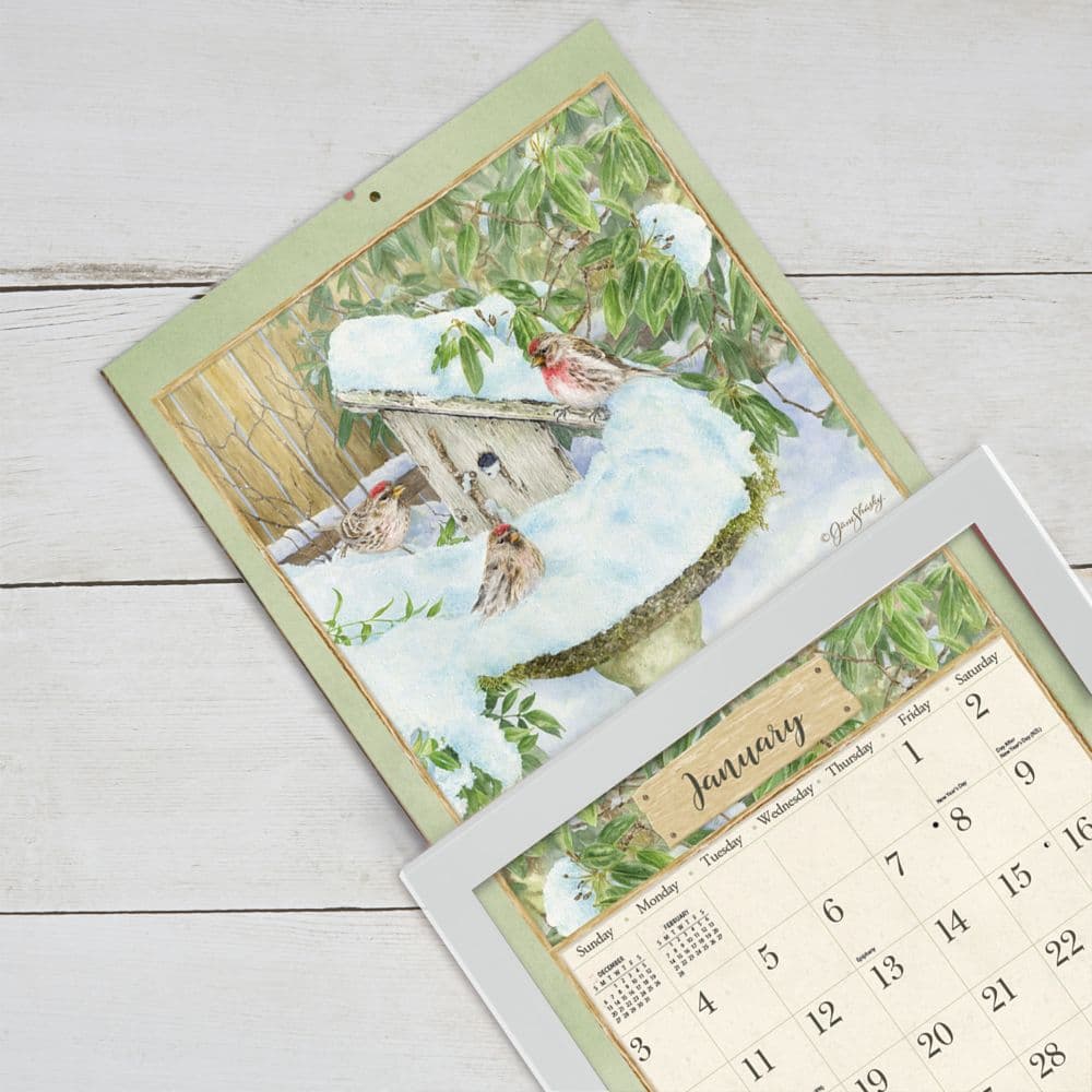 Contemporary Wall Calendar Frame - White Finish 12 x 24 Second Alternate Image