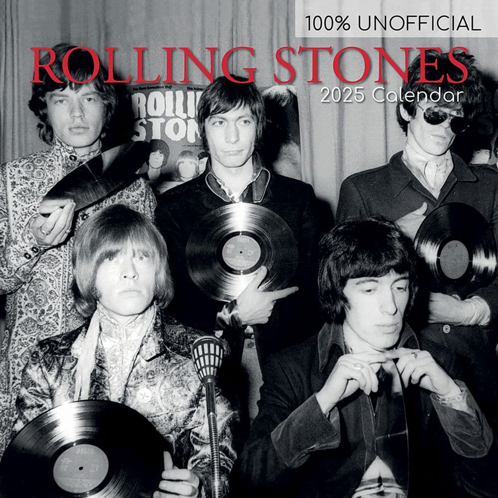 Rolling Stones 2025 Wall Calendar