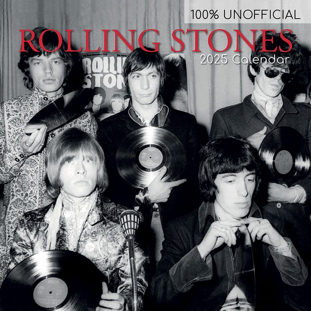 Rolling Stones 2025 Wall Calendar Main Product Image width=&quot;1000&quot; height=&quot;1000&quot;