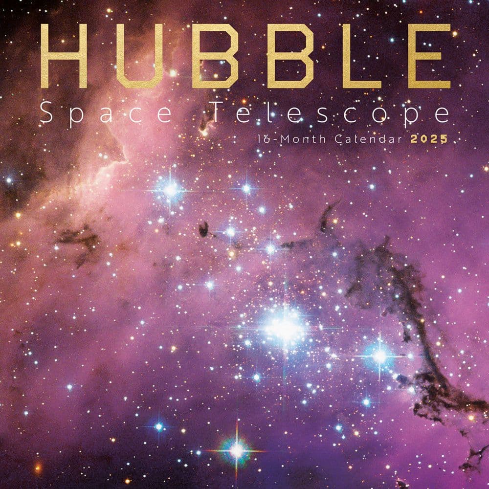 image Hubble Space 2025 Wall Calendar  Main Image