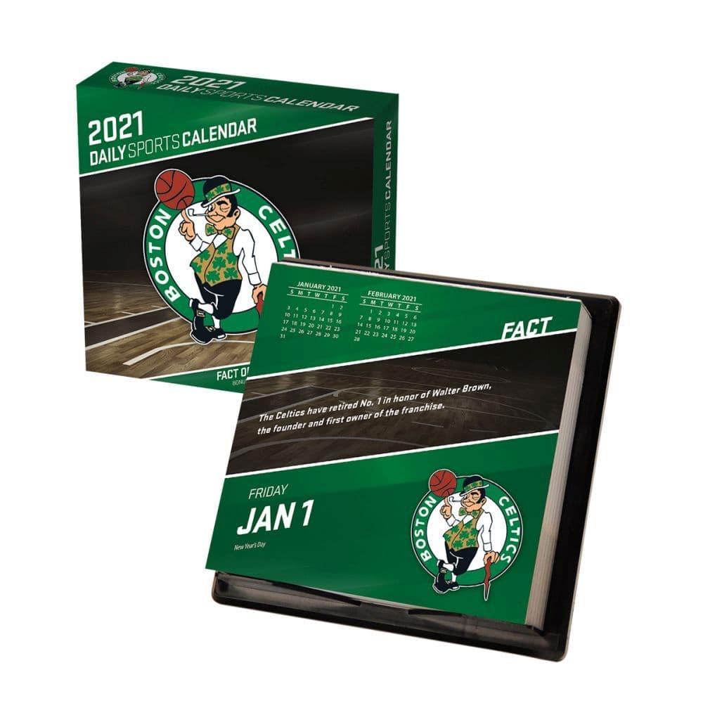 Boston Celtics Desk Calendar