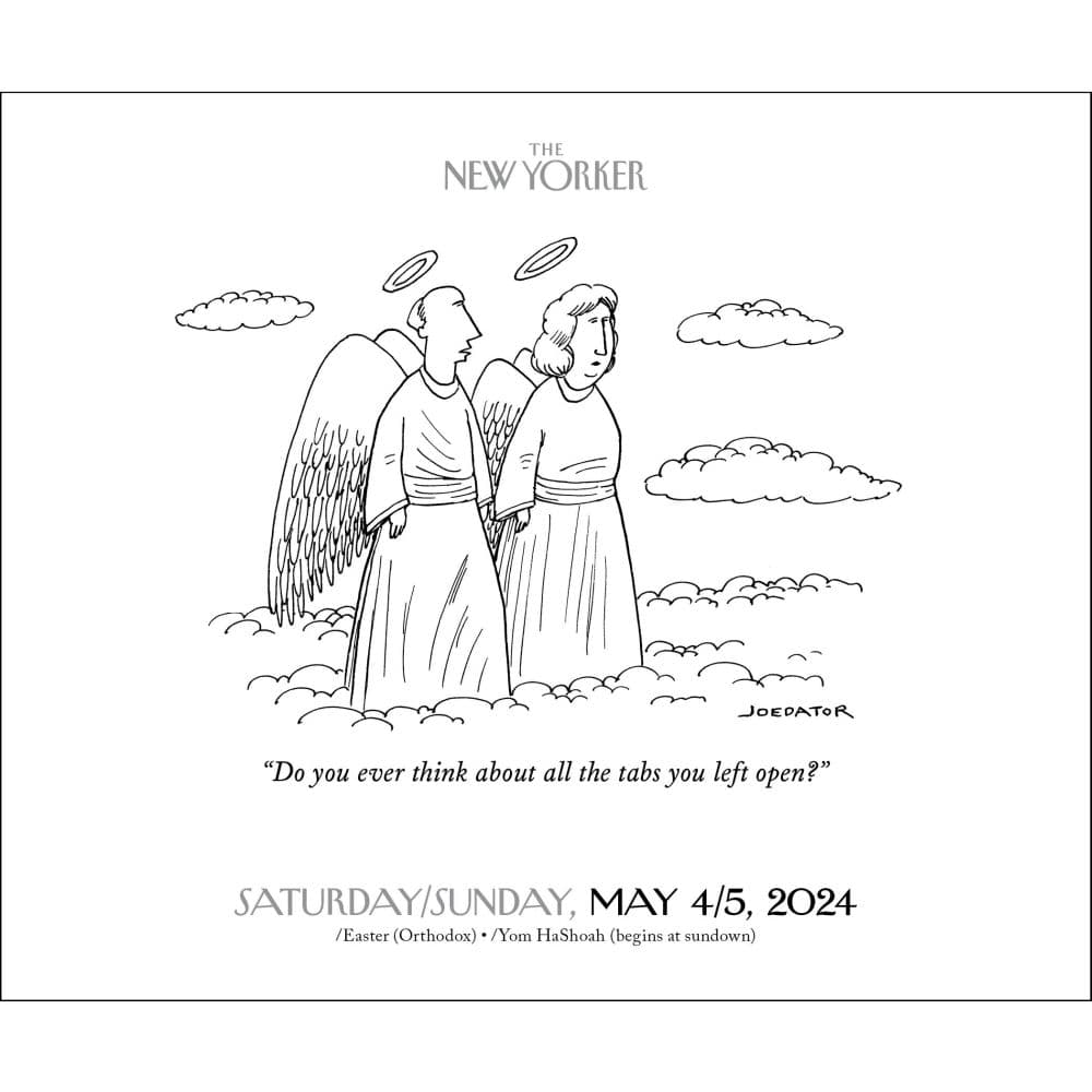 New Yorker Cartoons 2024 Desk Calendar - Calendars.com