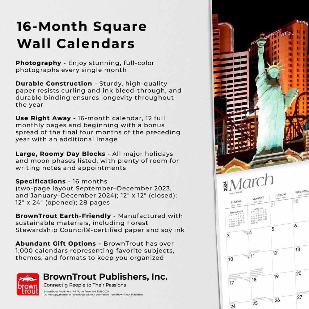 Las Vegas 2024 Wall Calendar