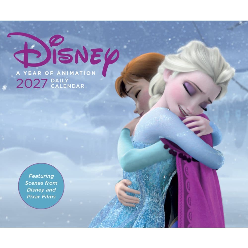 image Disney A Year of Animation 2027 Desk Calendar Main Product Image