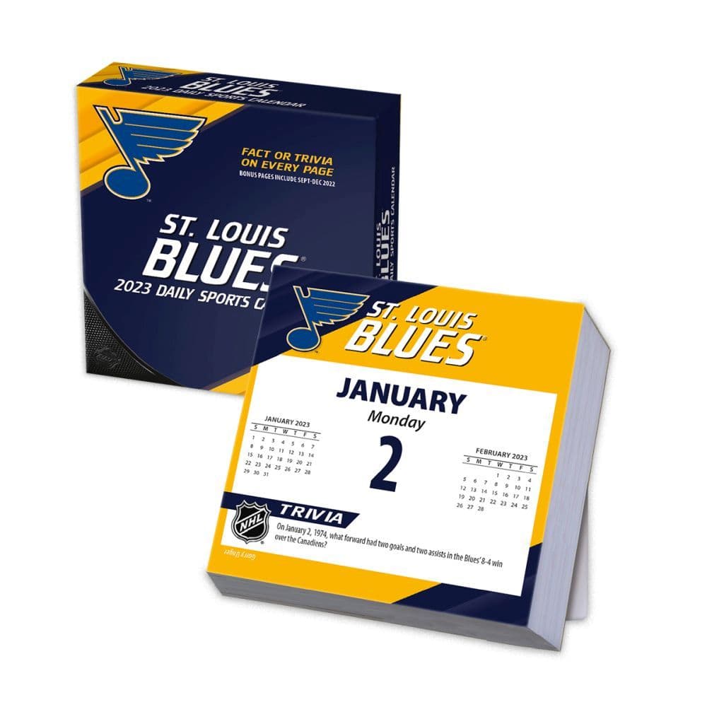 St. Louis Blues 2023 Desk Calendar