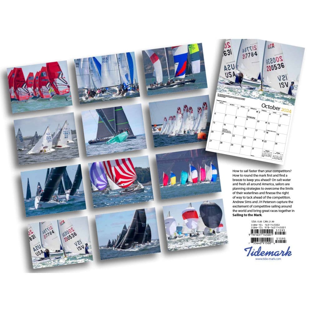 Sailing to the Mark 2024 Wall Calendar