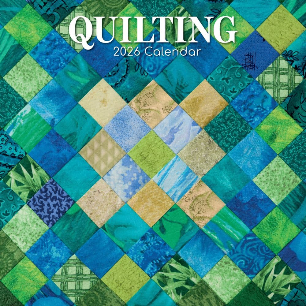 Quilting 2026 Wall Calendar Main Image