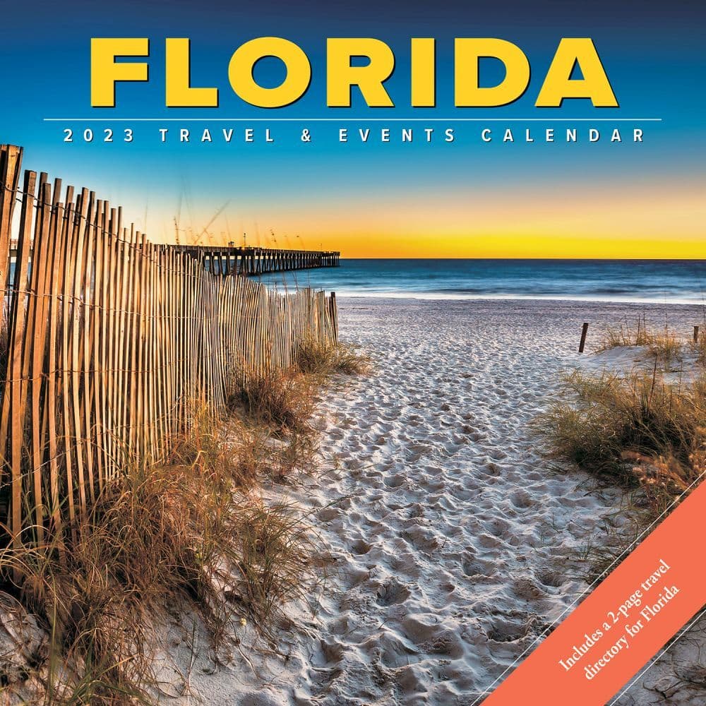 Calendar Of Events 2023 Florida Travel And Events 2023 Wall Calendar - Calendars.com