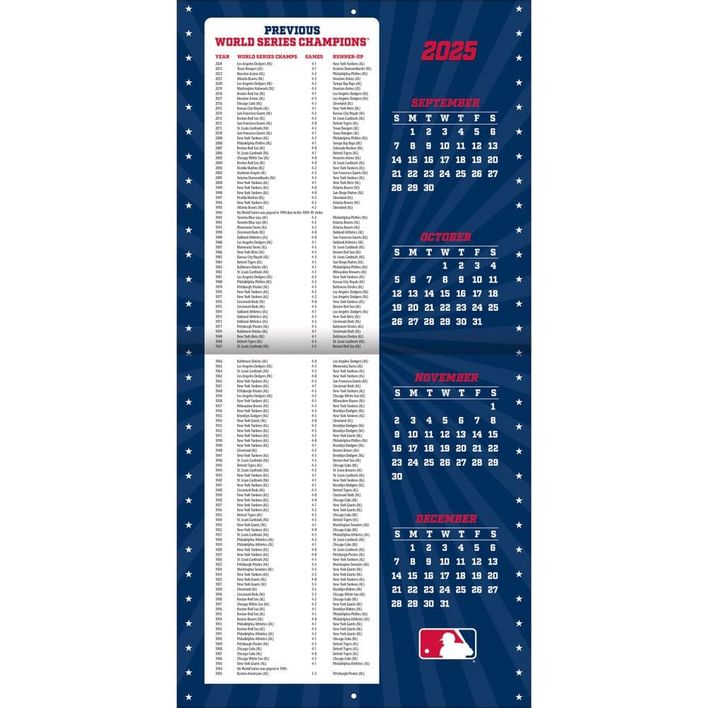 MLB Washington Nationals 2026 Wall Calendar Second Alternate Image