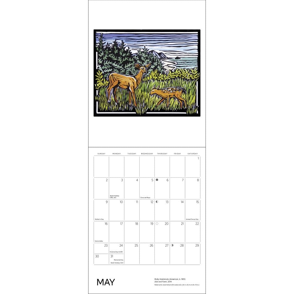 Wildlife 2027 Mini Wall Calendar by Molly Hashimoto Fourth Alternate Image