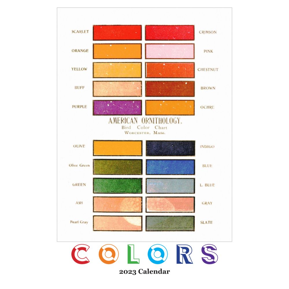 Retrospect Group Colors Poster 2023 Wall Calendar