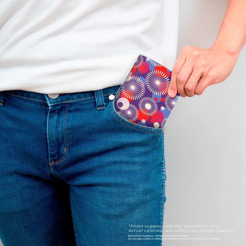 Verdant Blooms 2027 2 Year Pocket Planner Fourth Alternate Image