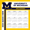 image Michigan Wolverines 2024 Desk Calendar Fourth Alternate Image width=&quot;1000&quot; height=&quot;1000&quot;