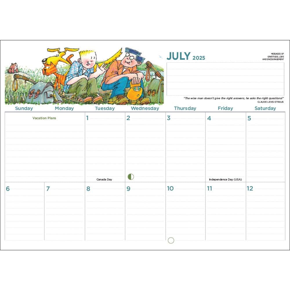 Family Organizer 2025 Wall Calendar Main Image Alt3