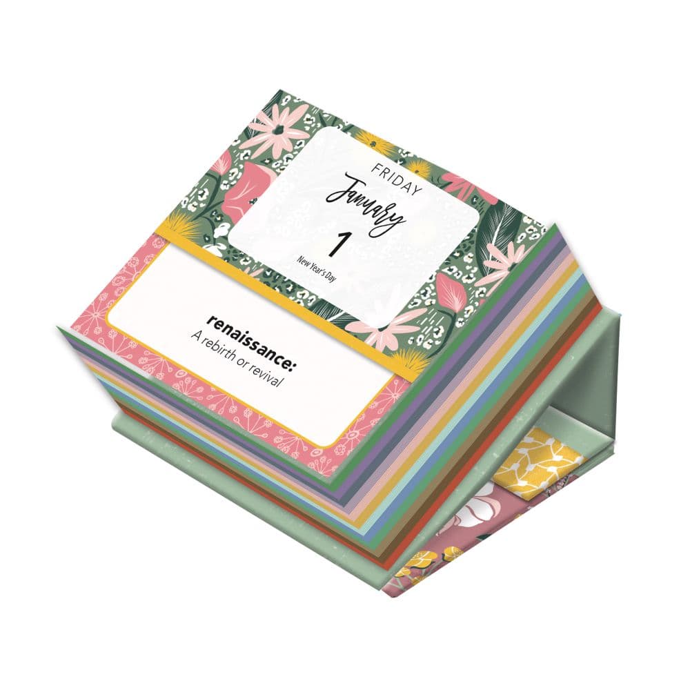 image Positive Vibes 2027 Desk Calendar by Heather Dutton Main Product Image