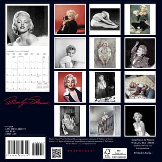 Marilyn Monroe 2024 Mini Wall Calendar - Calendars.com