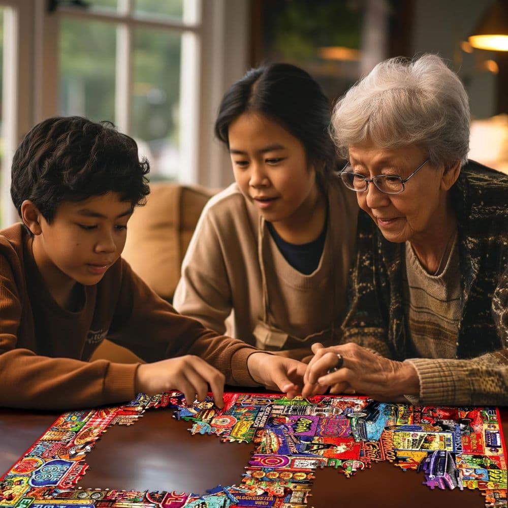 Old School Cool 1000 Piece Puzzle by Michael Fishel Fourth Alternate Image