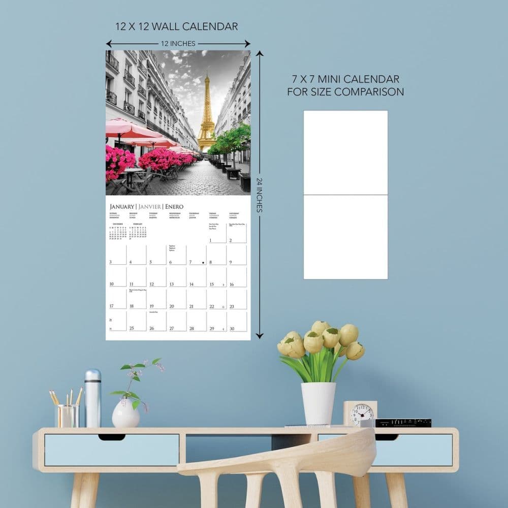 Paris Glitz 2027 Wall Calendar Fourth Alternate Image