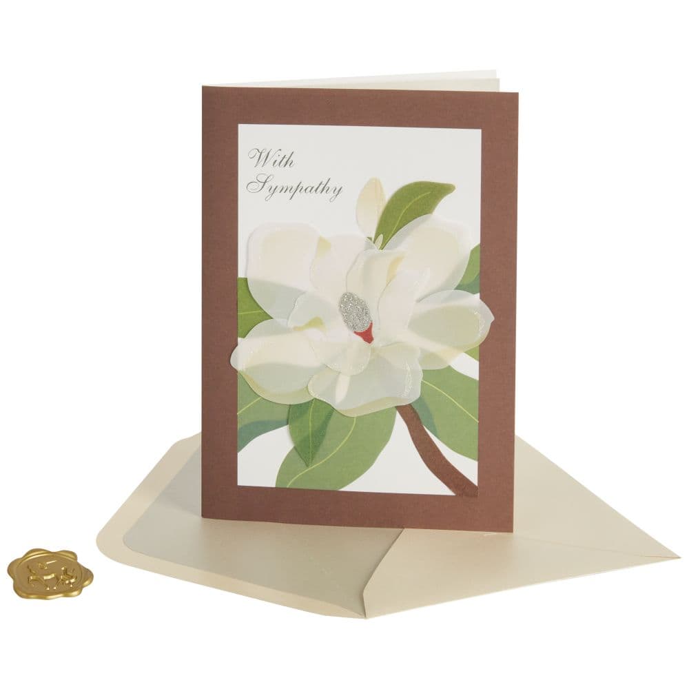 Magnolia in Vellum Sympathy Card Eighth Alternate Image width=&quot;1000&quot; height=&quot;1000&quot;