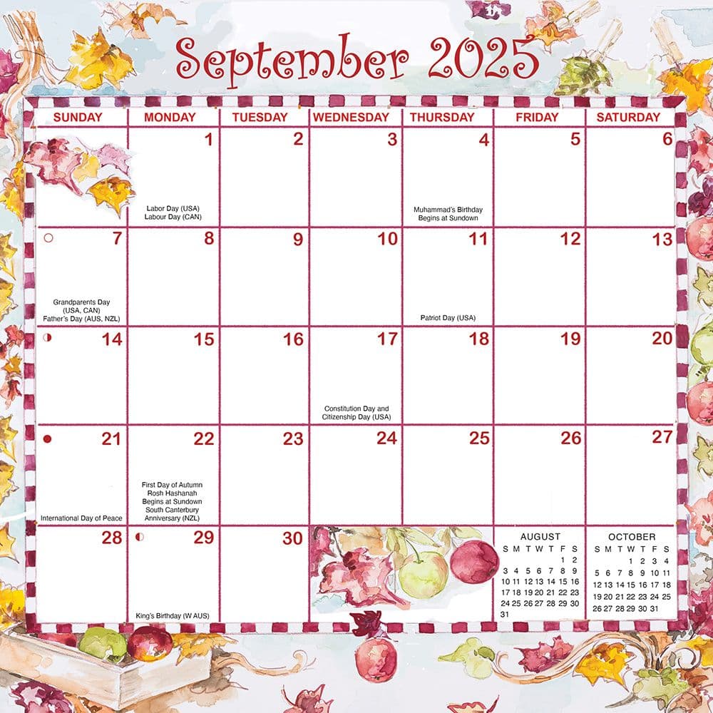 Joyful Seasons Magic Grip 2025 Wall Calendar Fifth Alternate Image width=&quot;1000&quot; height=&quot;1000&quot;