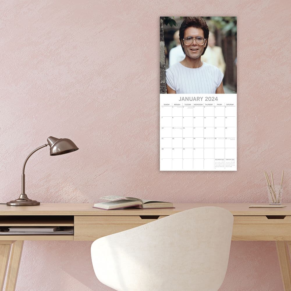 Cliff Richard 2024 Wall Calendar