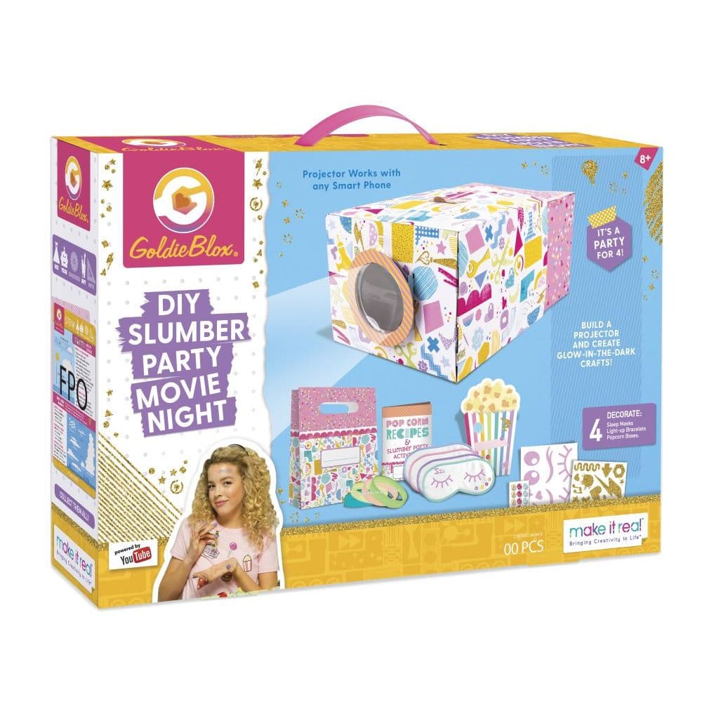 Goldie Blox Slumber Party Movie Night Main Image
