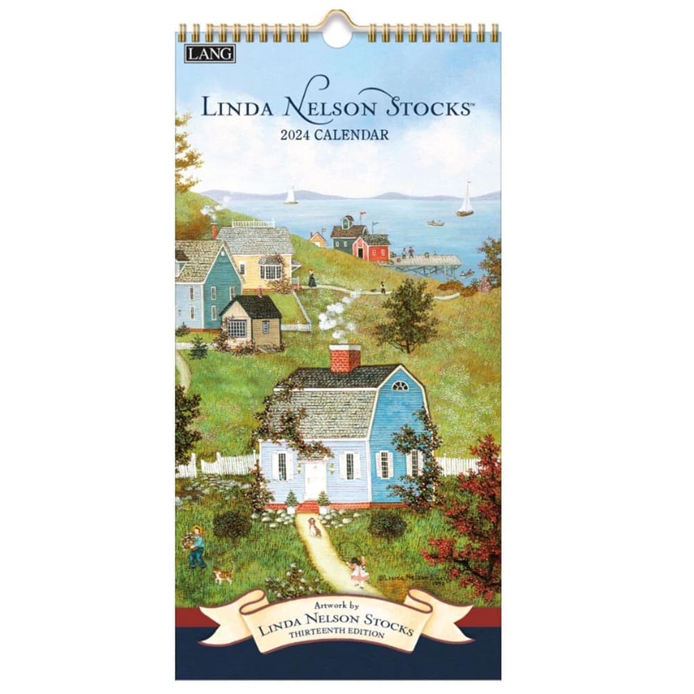 Linda Nelson Stocks Vertical 2024 Wall Calendar