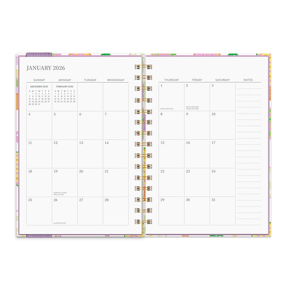 Pickleball Rally Oliver 2026 Planner Third Alternate Image
