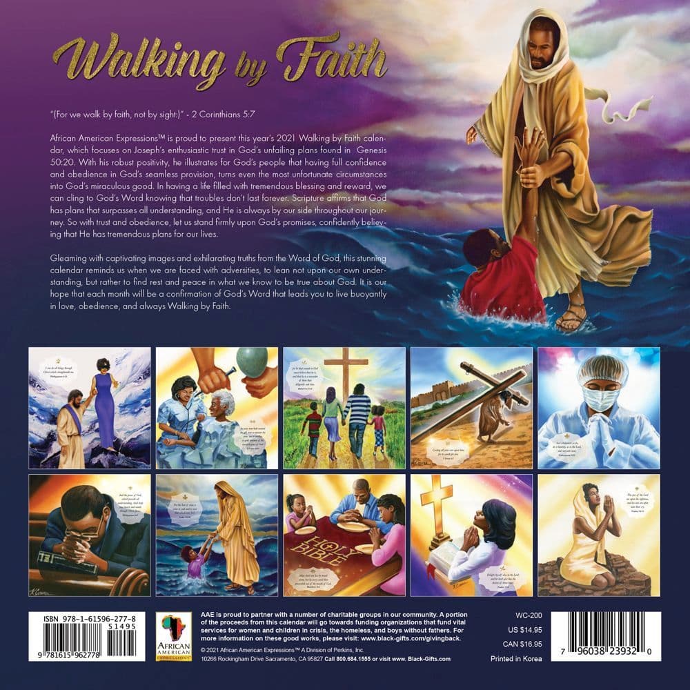 Walking By Faith Wall Calendar Calendars Com