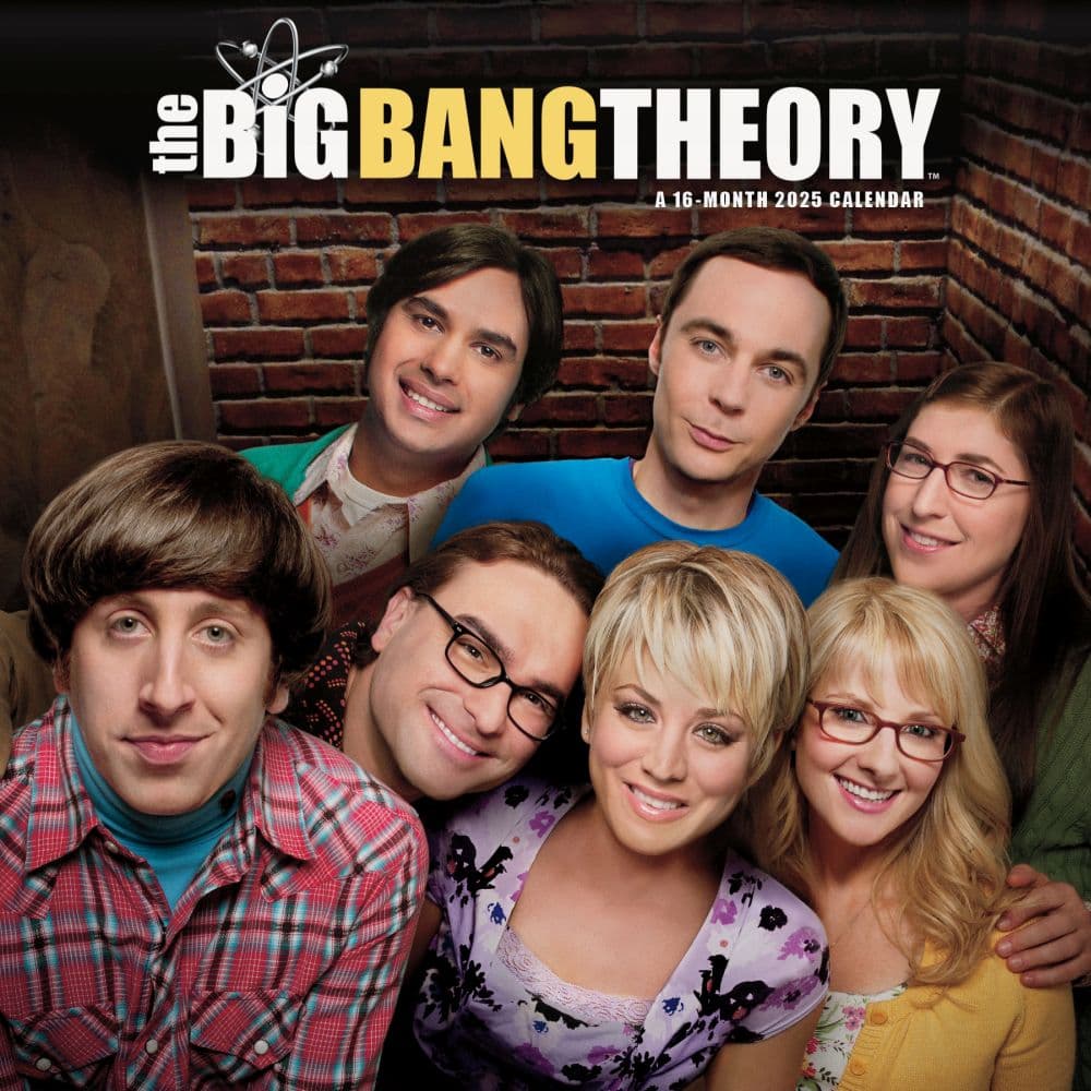 Big Bang Theory 2025 Wall Calendar_Main Image