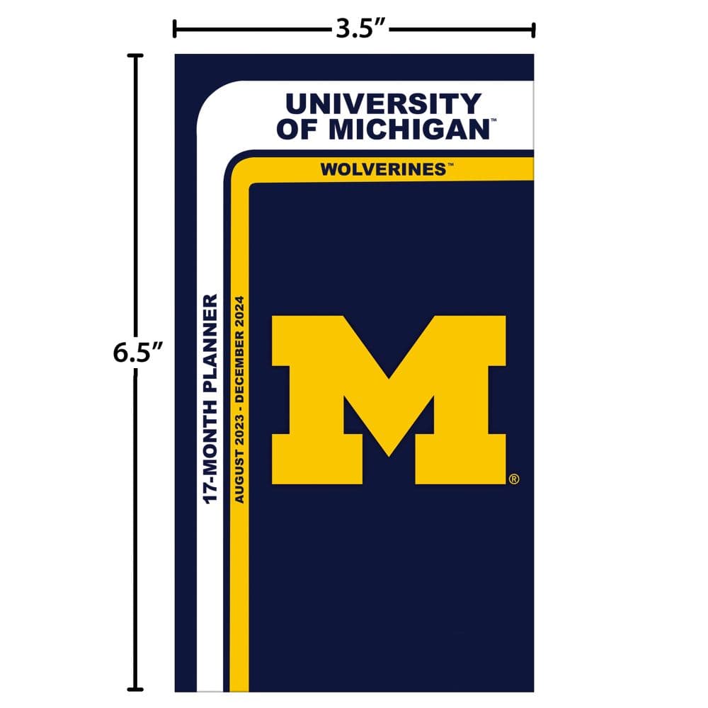 Michigan Wolverines Pocket 2024 Planner Fifth Alternate Image width=&quot;1000&quot; height=&quot;1000&quot;